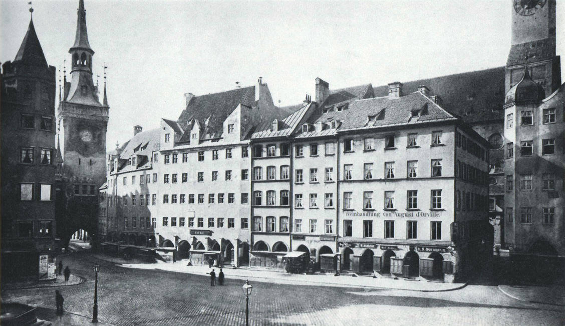 Marienplatz um 1890