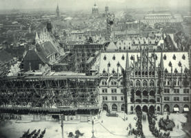  – Baustelle des Neuen Rathauses