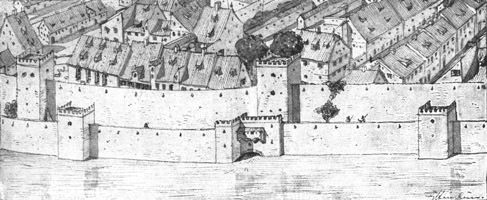  - Teil der 

Stadtmauer zwischen Einlaß und Isart