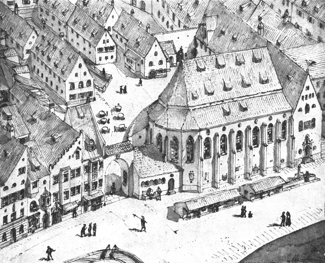 Die Heiliggeistpfarrkirche und das Heilliggeistspi