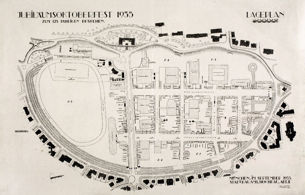 Oktoberfestplan von 1935