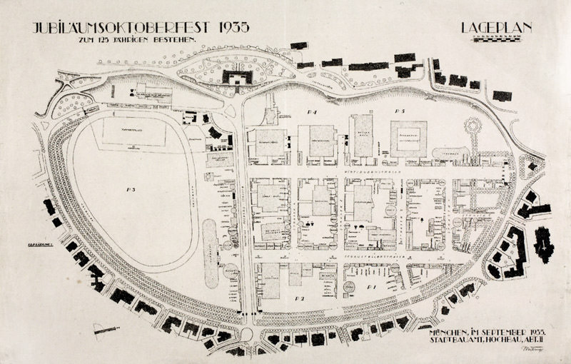 Oktoberfestplan von 1935