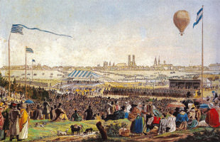  – Ballonaufstieg auf dem Oktoberfest