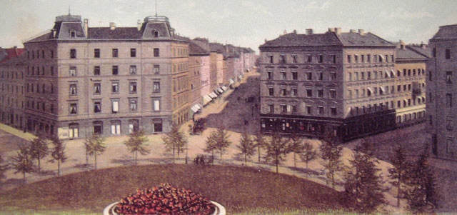 Orleansplatz um 1900