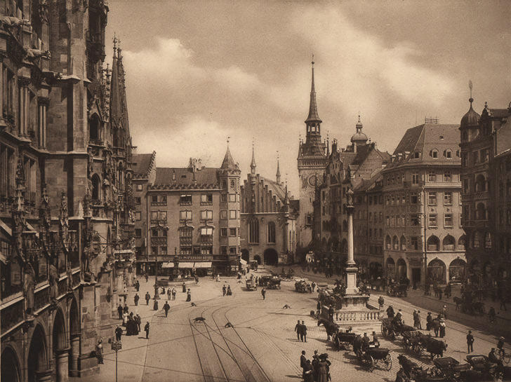 Marienplatz um 1910
