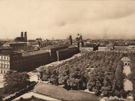 Tiez Hermann - Kgl. Hofgarten mit Residenz