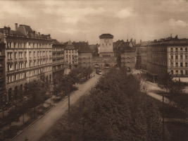 Tiez Hermann - Isartorplatz um 1910