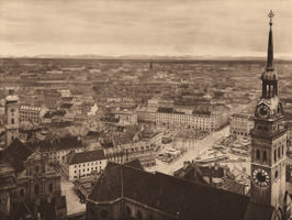 Tiez Hermann – München mit Gebirge um 1910