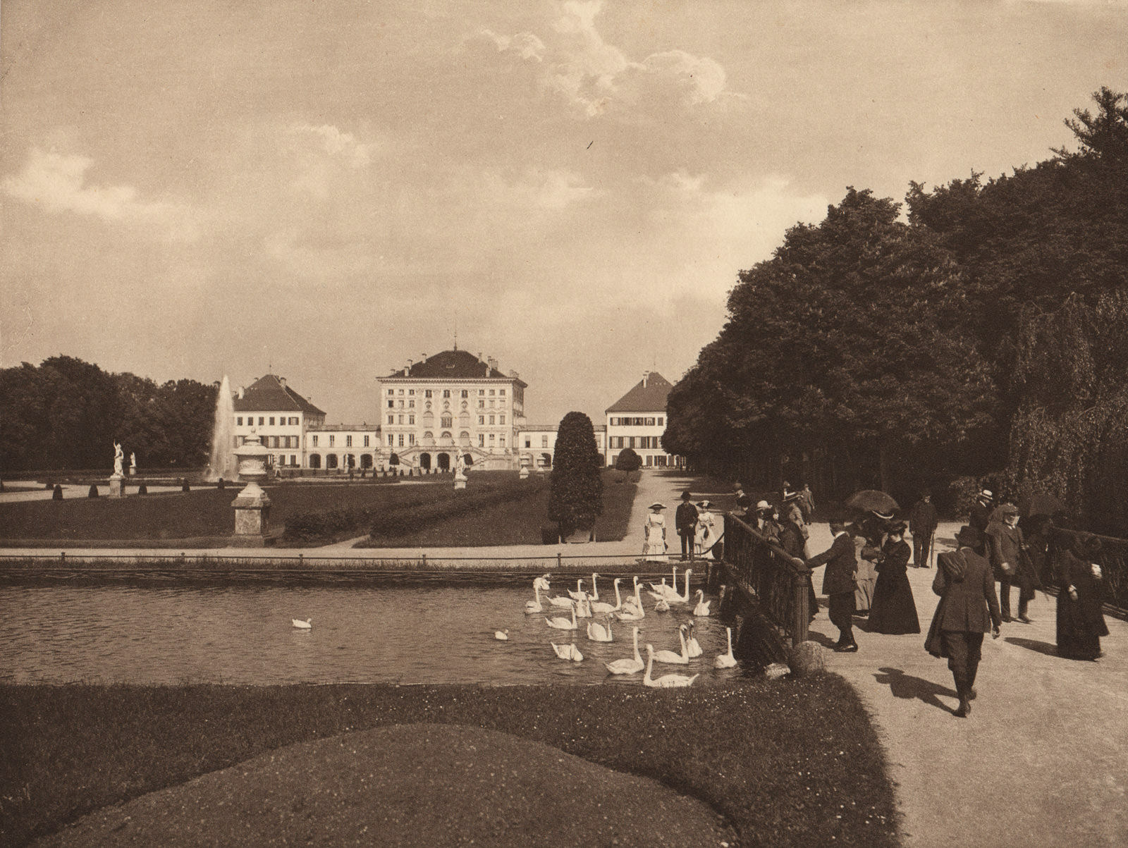 Schloss Nymphenburg um 1910