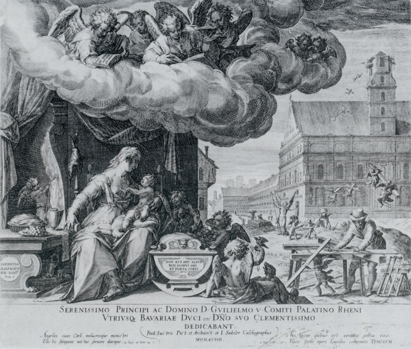 Bau der Michaelskirche