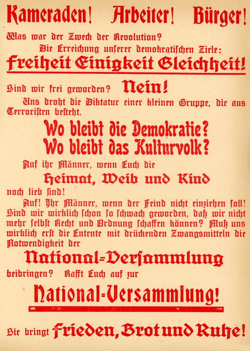 Kameraden! Arbeite! Bürger!