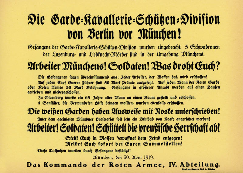 Die Garde-Kavalerie-Schützen-Division von Berlin vor München!