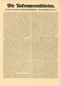  - An die Unkompromittierten.