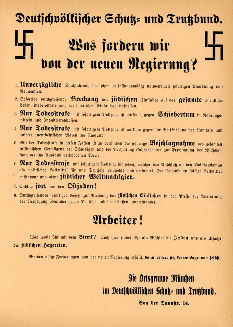 Was fordern wir von der neuen Regierung?