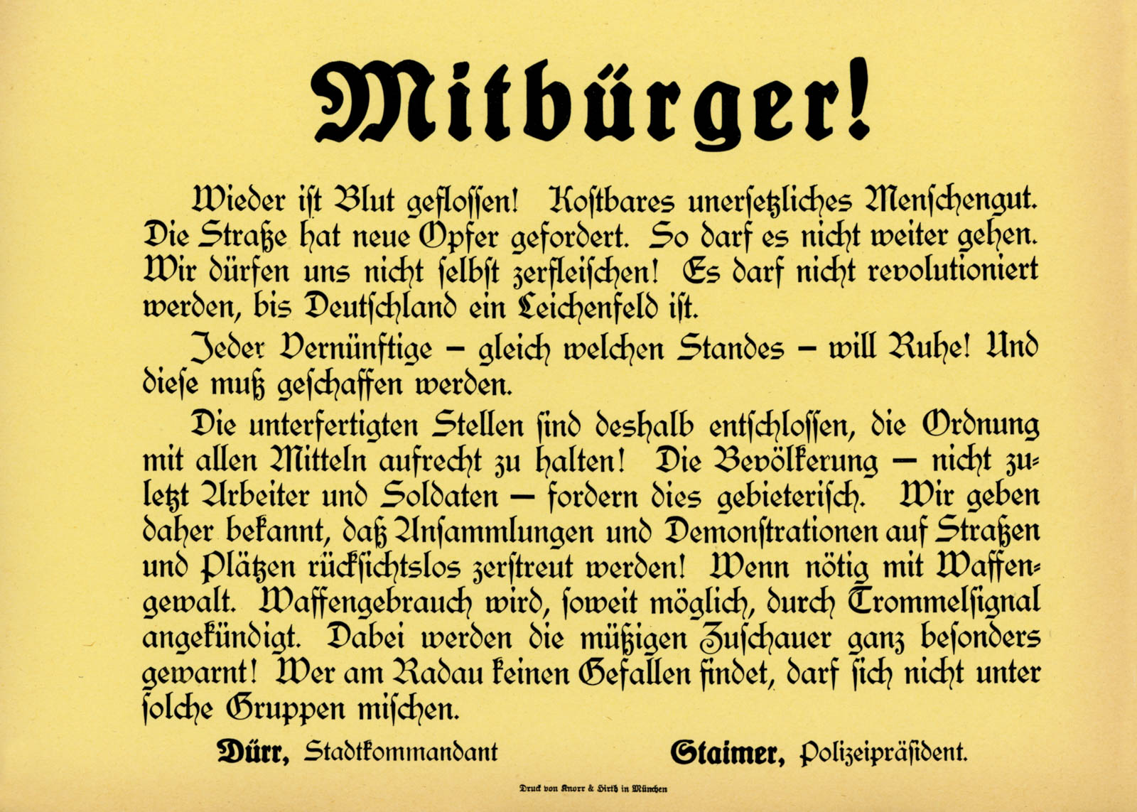 Mitbürger!