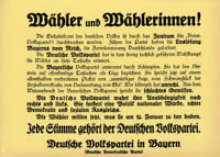 Wähler und Wählerinnen!