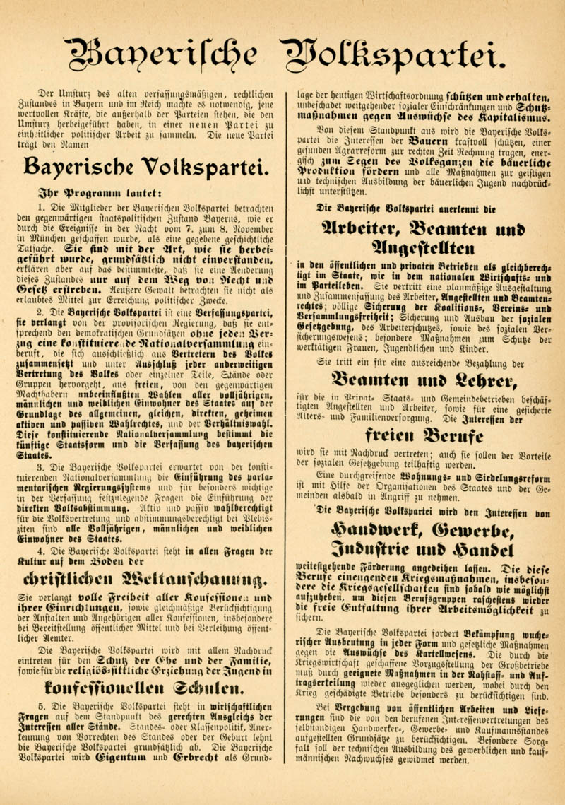 Bayerische Volkspartei