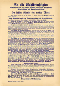  – An alle Wahlberechtigten