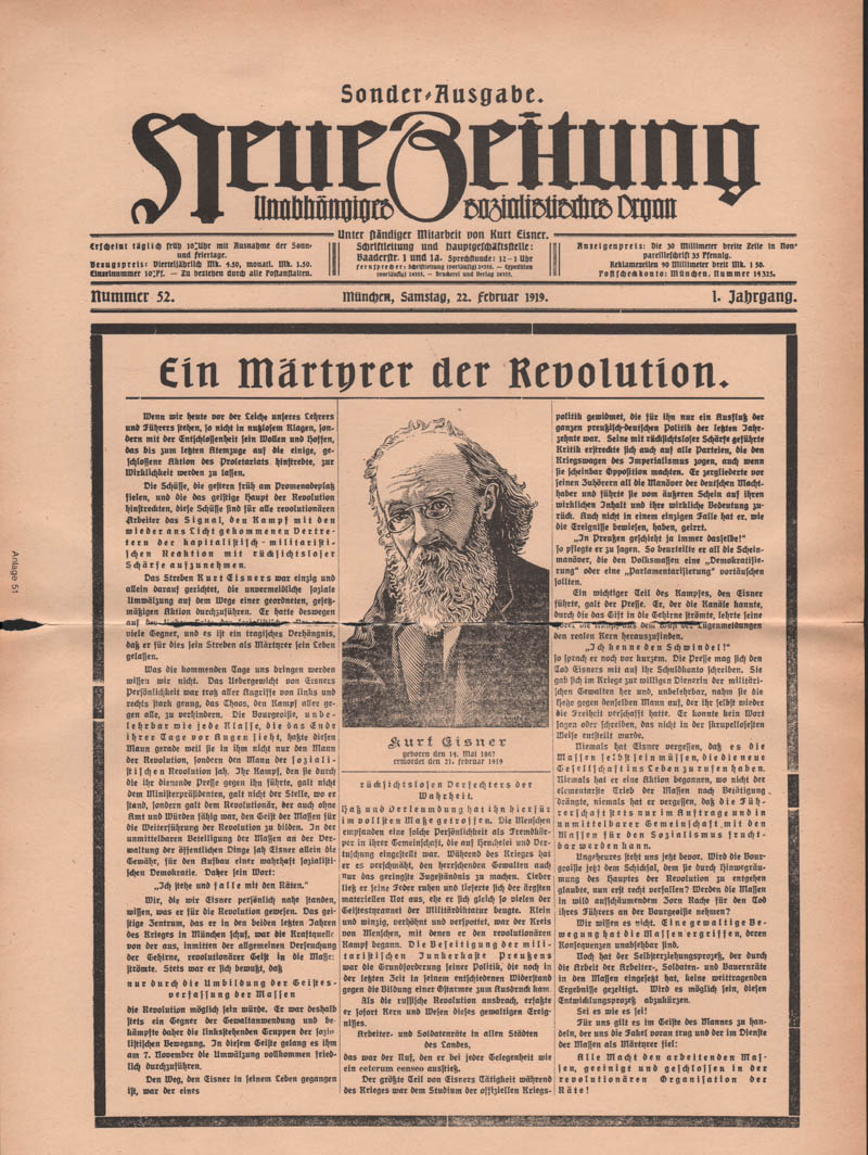 Ein Märtyrer der Revolution