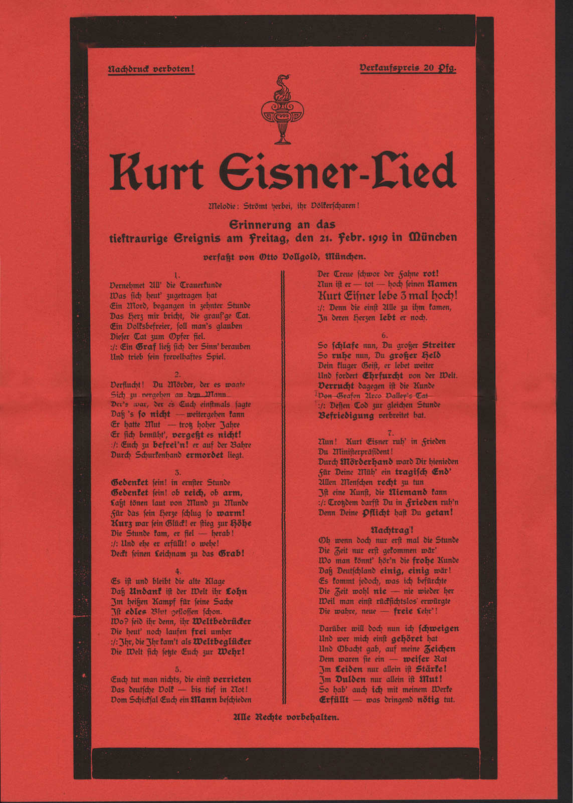 Das Kurt Eisner Lied