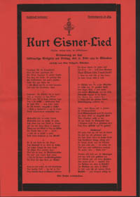 Das Kurt Eisner Lied