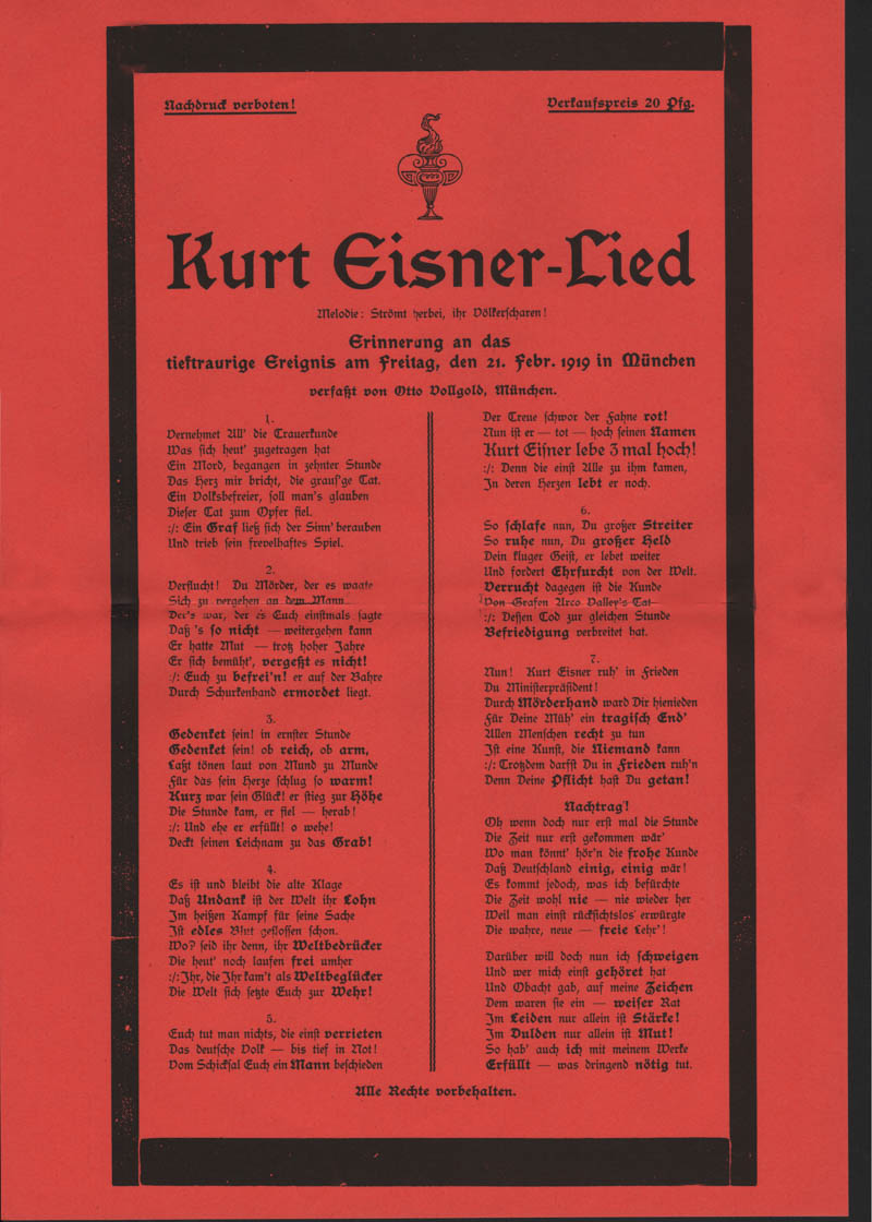 Das Kurt Eisner Lied