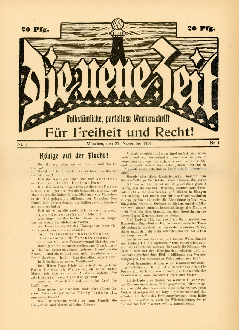 Für Freiheit und Recht