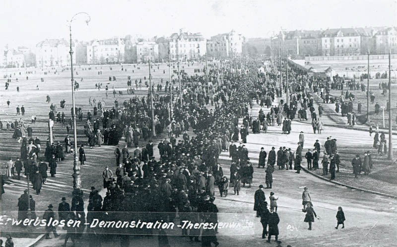 Demonstration der Arbeitslosen