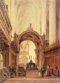  – Inneres der Frauenkirche mit Bennobogen