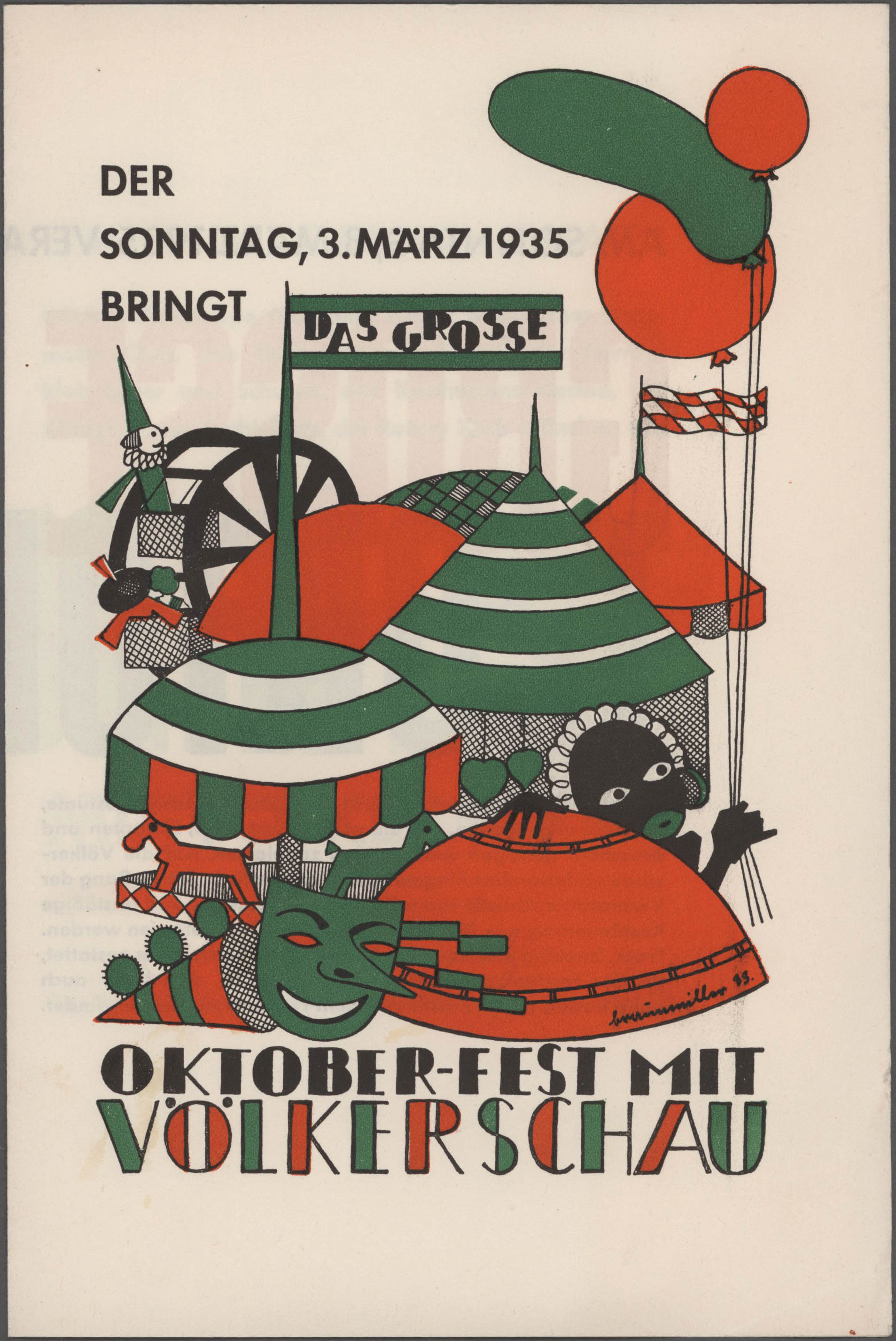 Oktoberfest mit Völkerschau