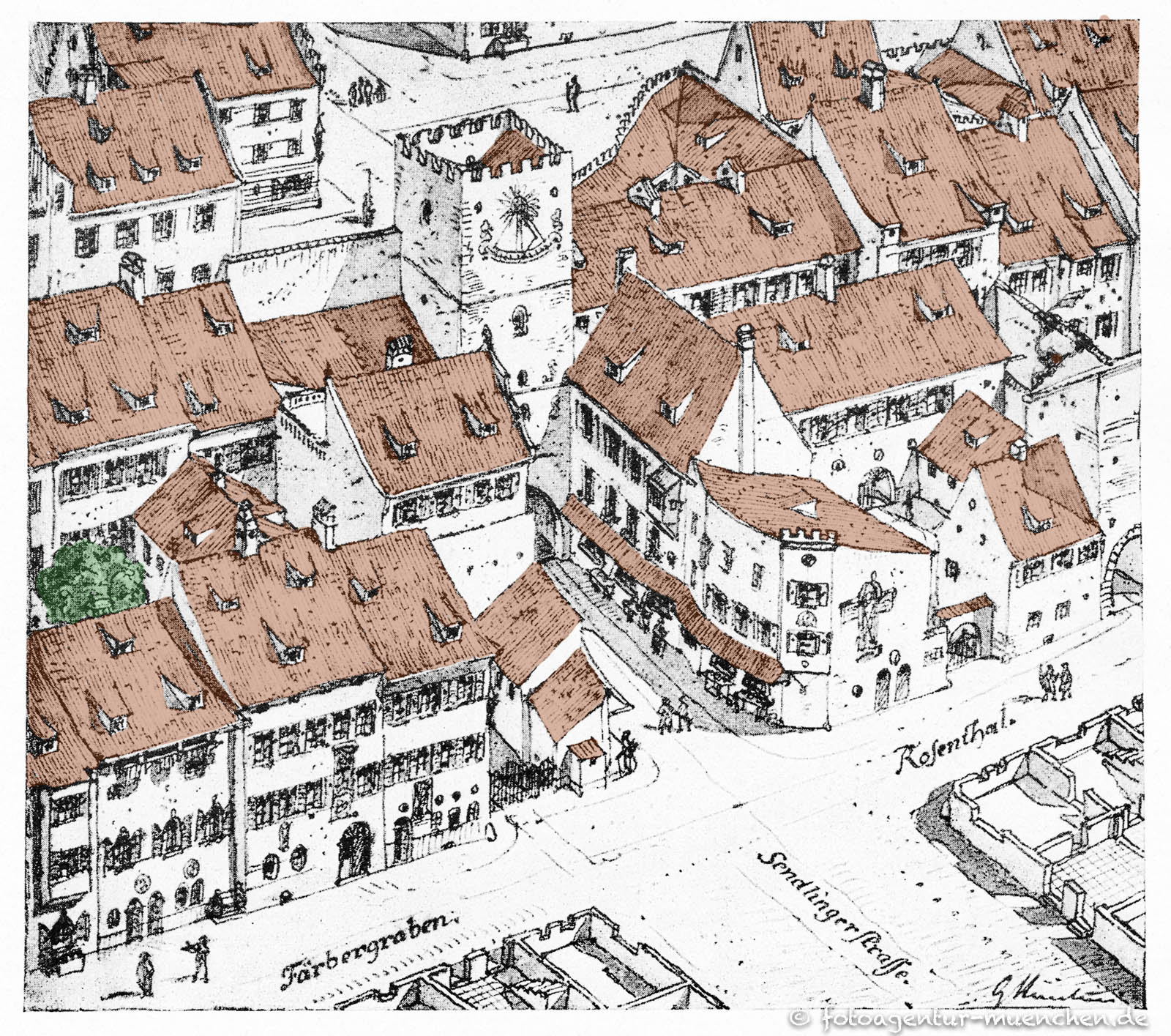 Das innere Sendlinger Tor (Außenseite)