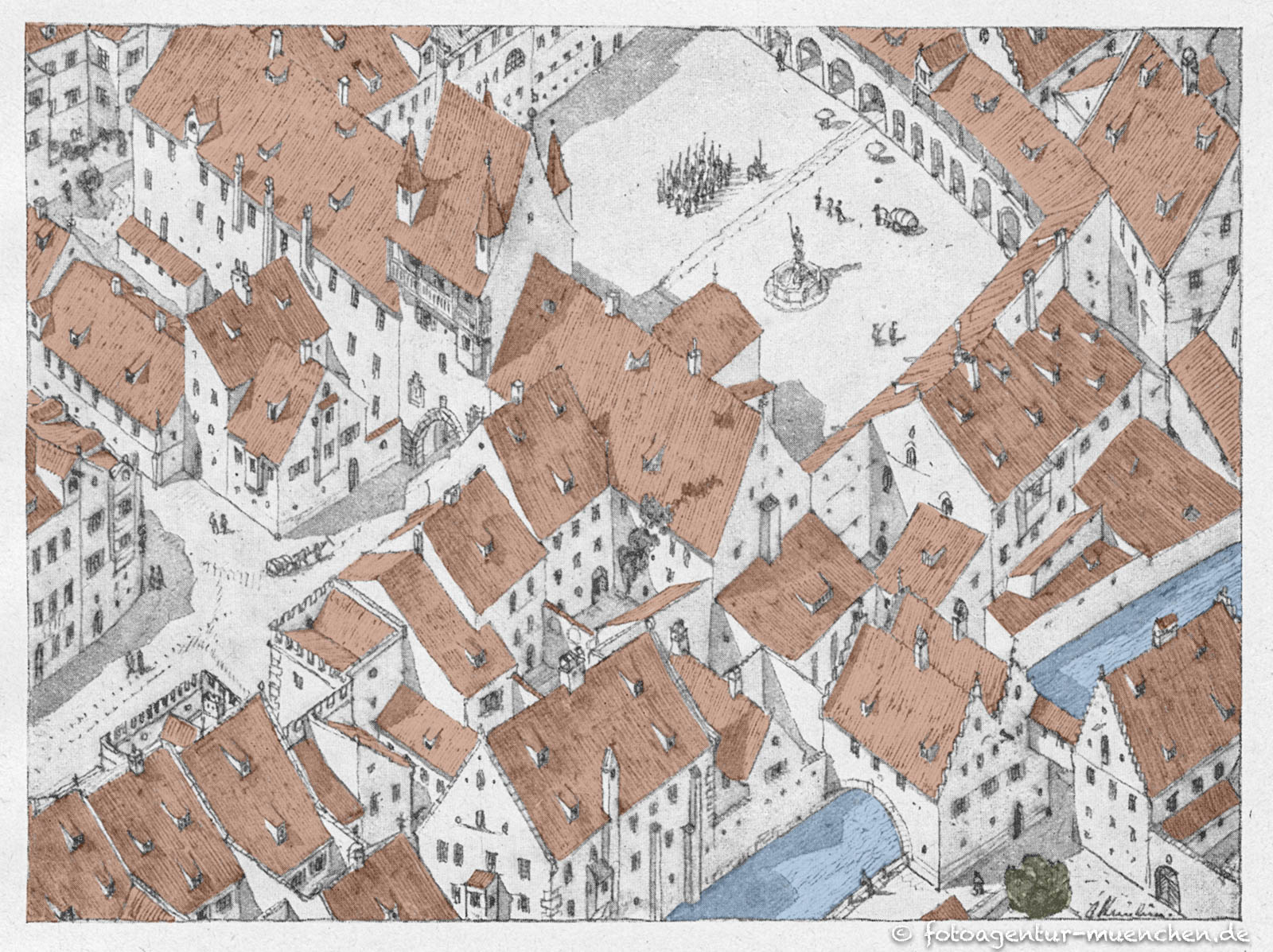 Der alte Hof mit der Hofpfisterei