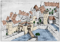 Steinlein Gustav – Das Schiffertor am Rosental (Außenseite)