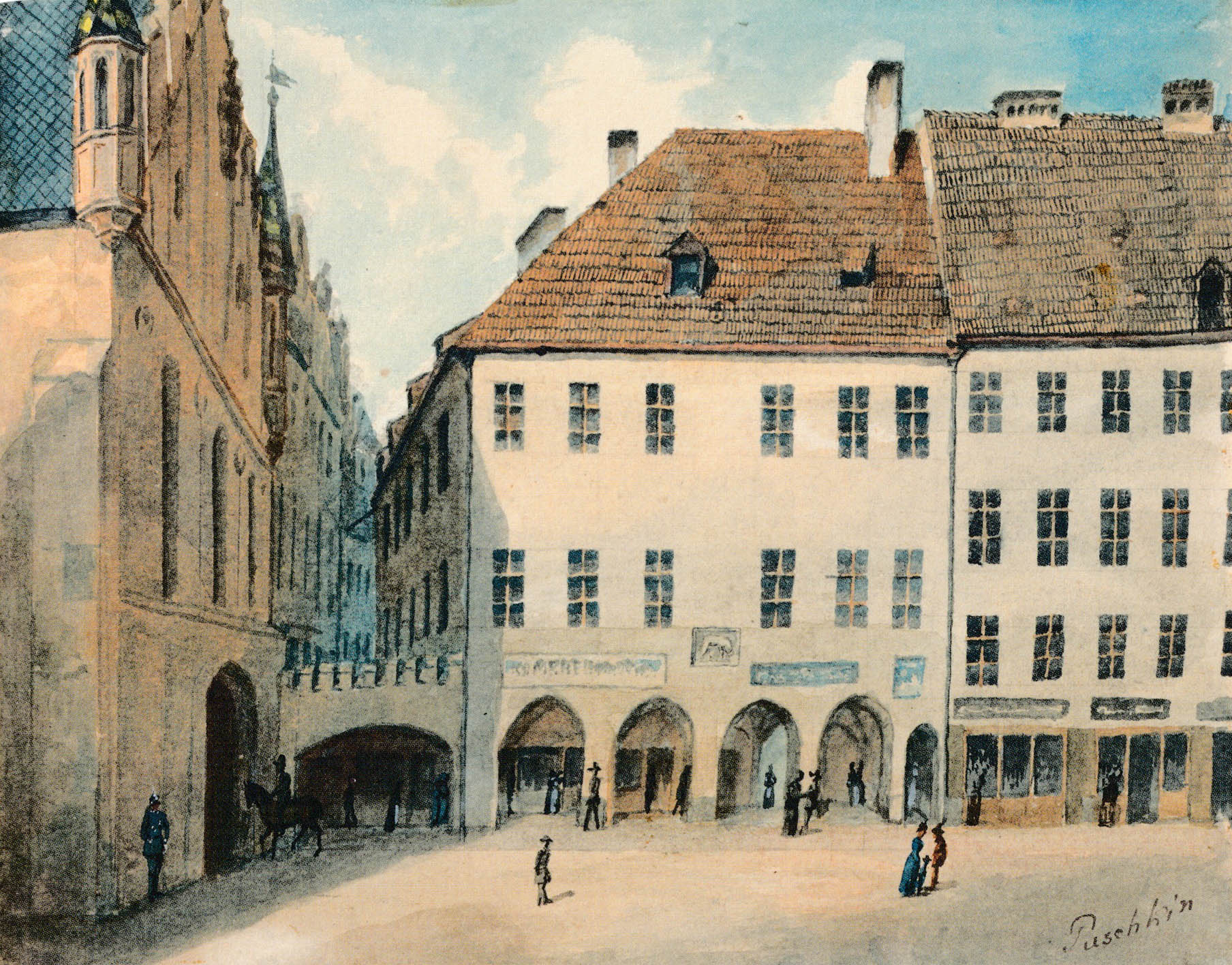 Die Häuser Nr. 1 und 2 im Tal