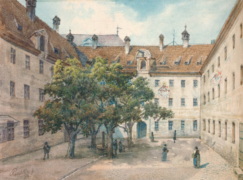 Hofraum des ehemaligen Augustinerklosters