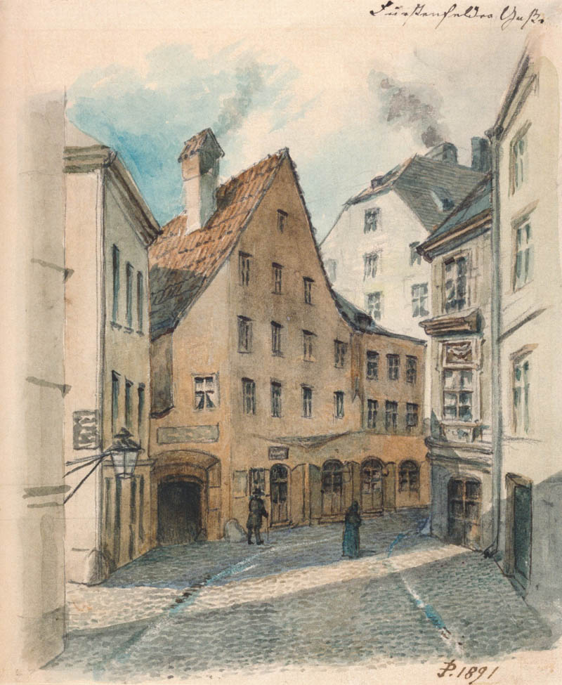 Partie an der Fürstenfeldergasse i. J. 1891