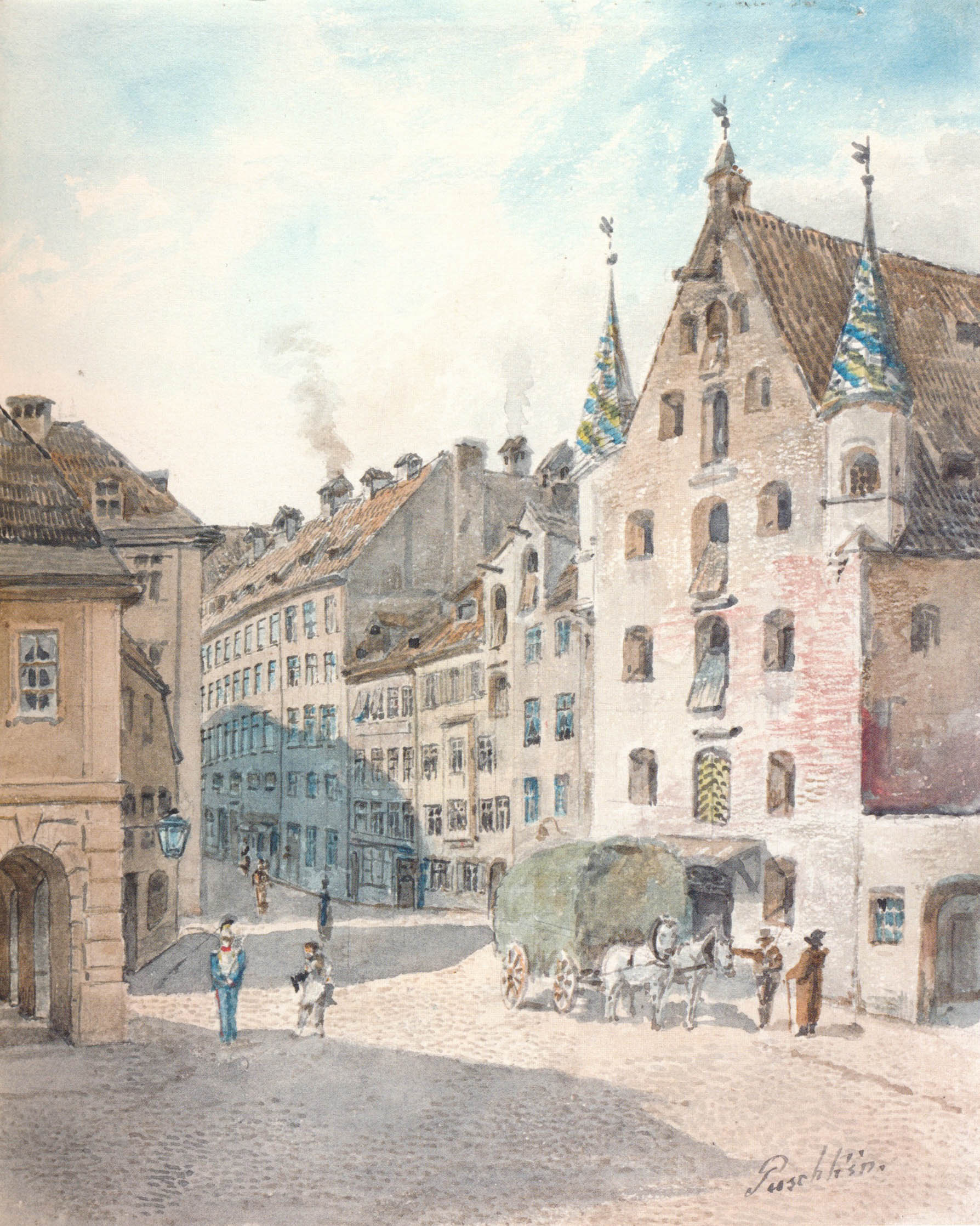 Das vormalige Büchsen- und Kornhaus der Stadt München