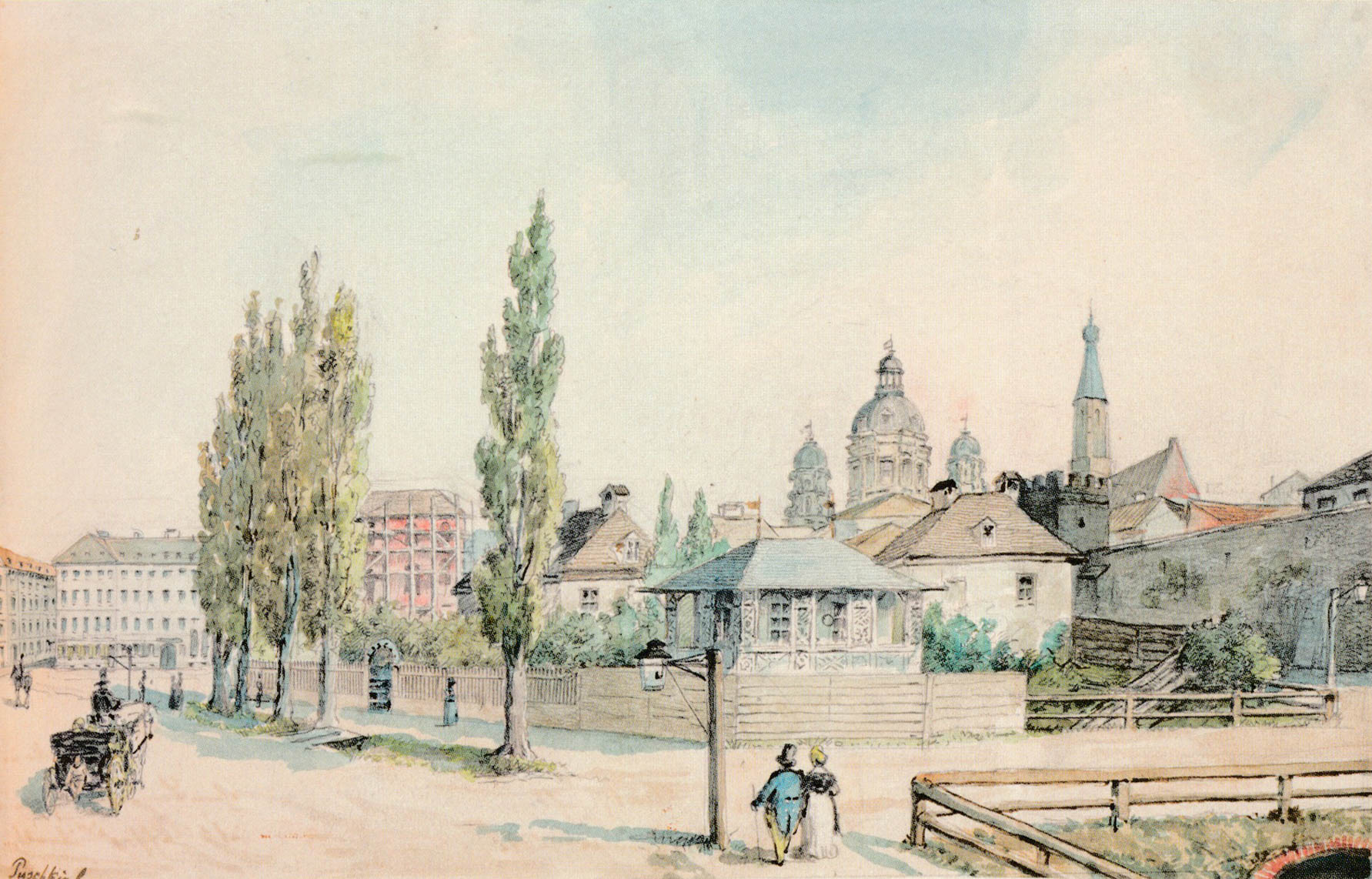 Nordende des Maximiliansplatzes 