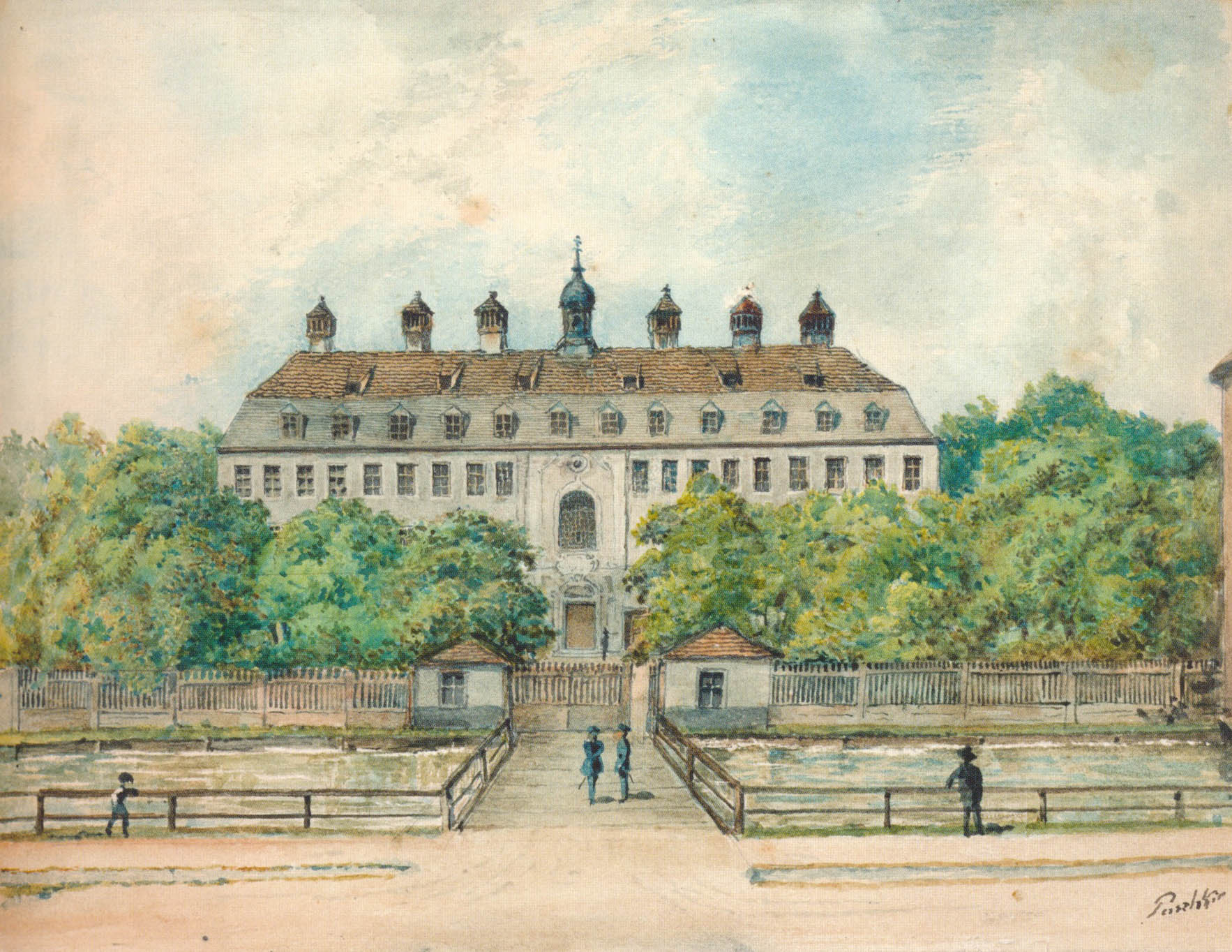 Das Militärkrankenhaus mit der Thekla-Kapelle