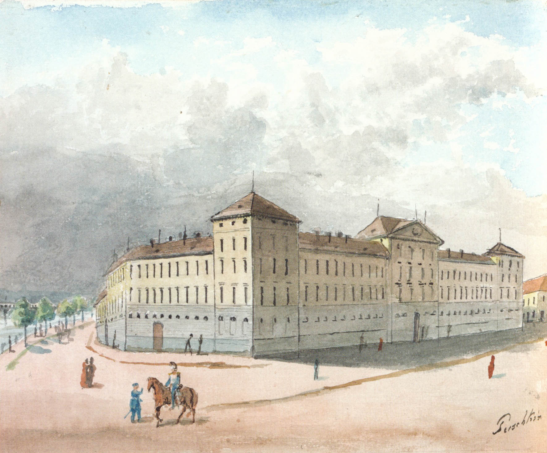 Die ehemalige Kürassierkaserne vor dem Isartor