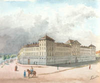 Puschkin Joseph - Die ehemalige Kürassierkaserne vor dem Isartor