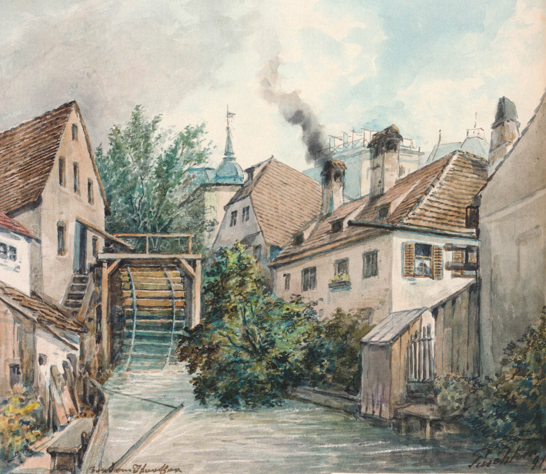 An der Nordseite des Isartorplatzes