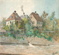 Puschkin Joseph – Partie am Floßdurchlass nördlich der Maximiliansbrücke