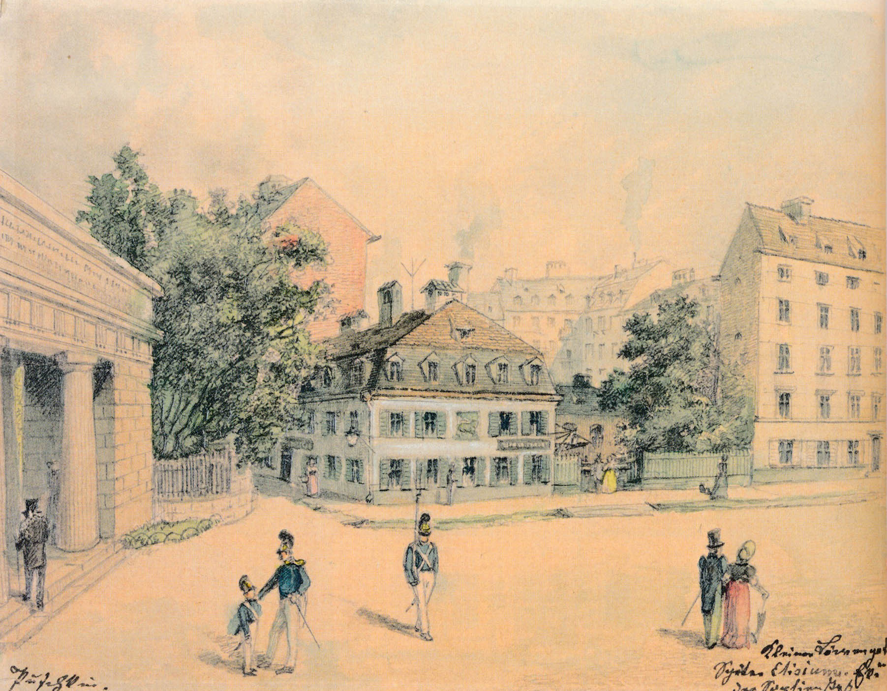 Die Gastwirtschaft »zum großen Löwengarten«