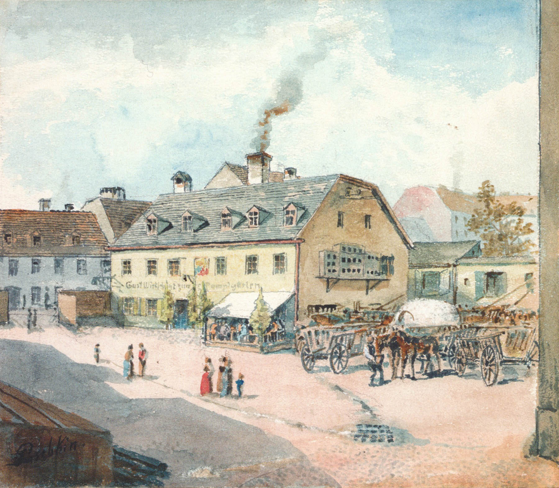 Die Gastwirtschaft »zum Lamplgarten«