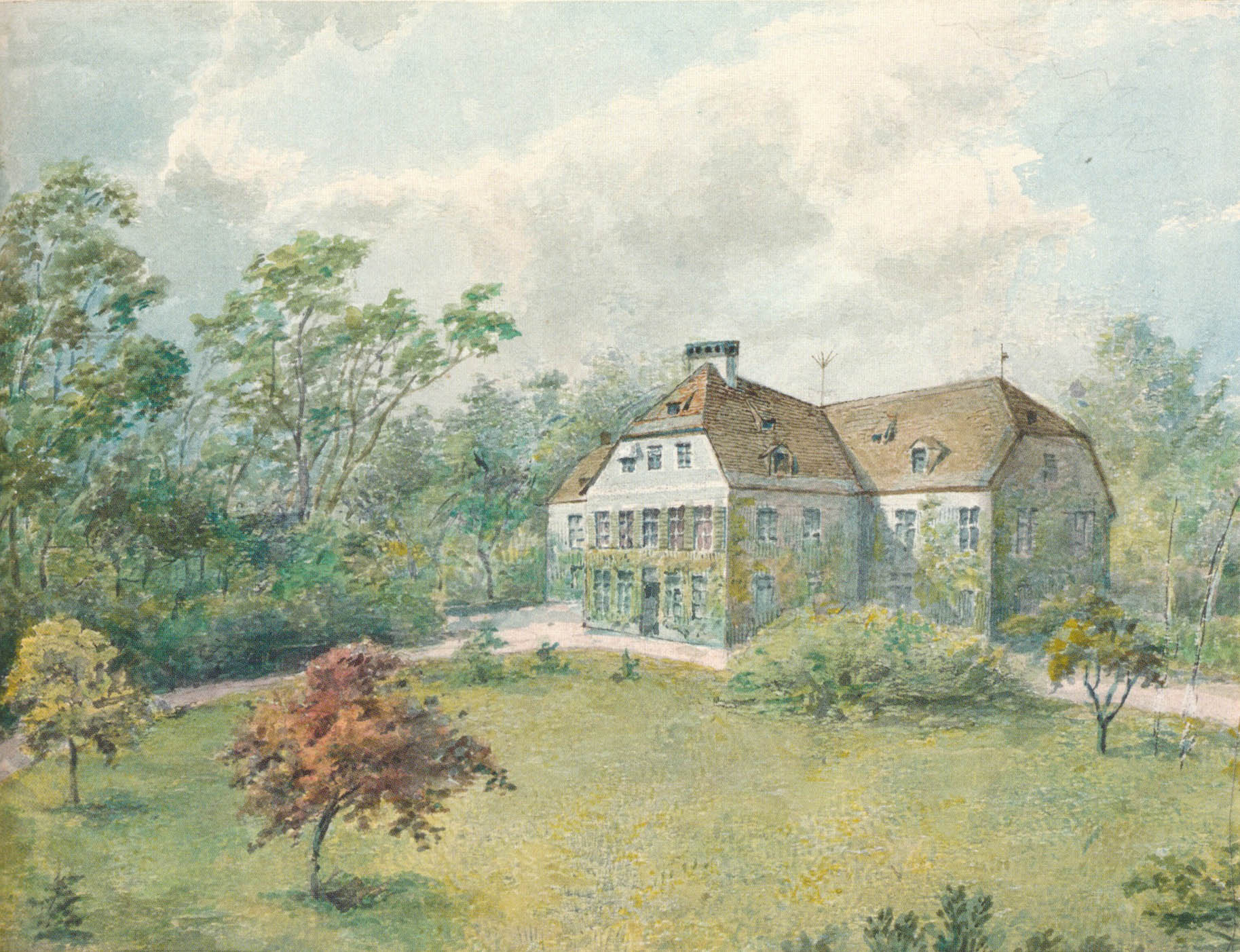 Das Anwesen des landwirtschaftlichen Vereins