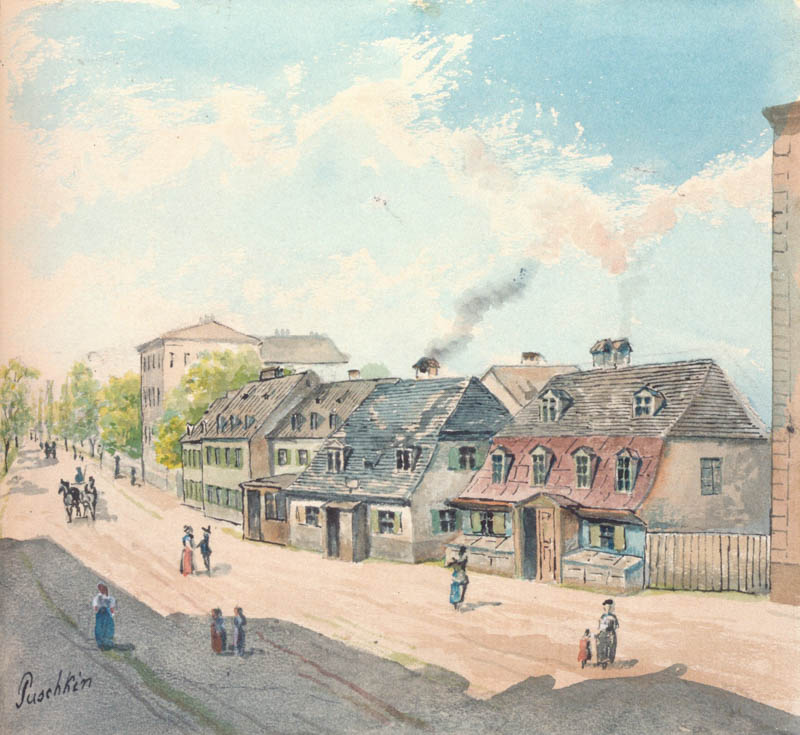 Anfang der Ismaningerstraße gegen Bogenhausen zu