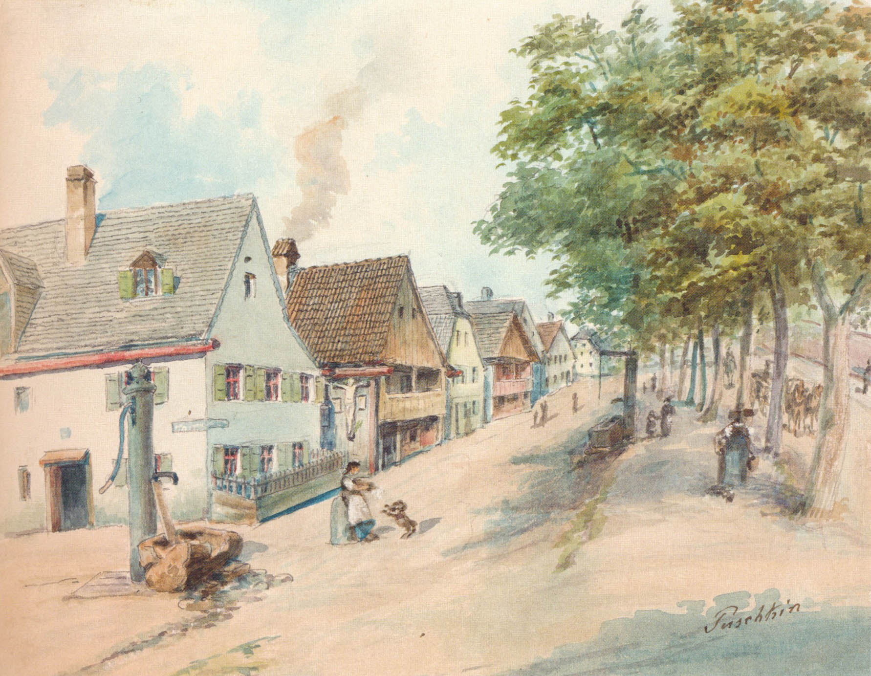 An der äußeren Wienerstraße zu Haidhausen