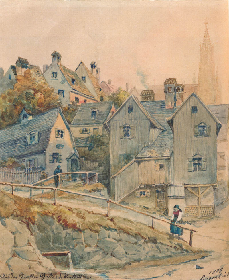 An der Quellenstraße in der Vorstadt Au