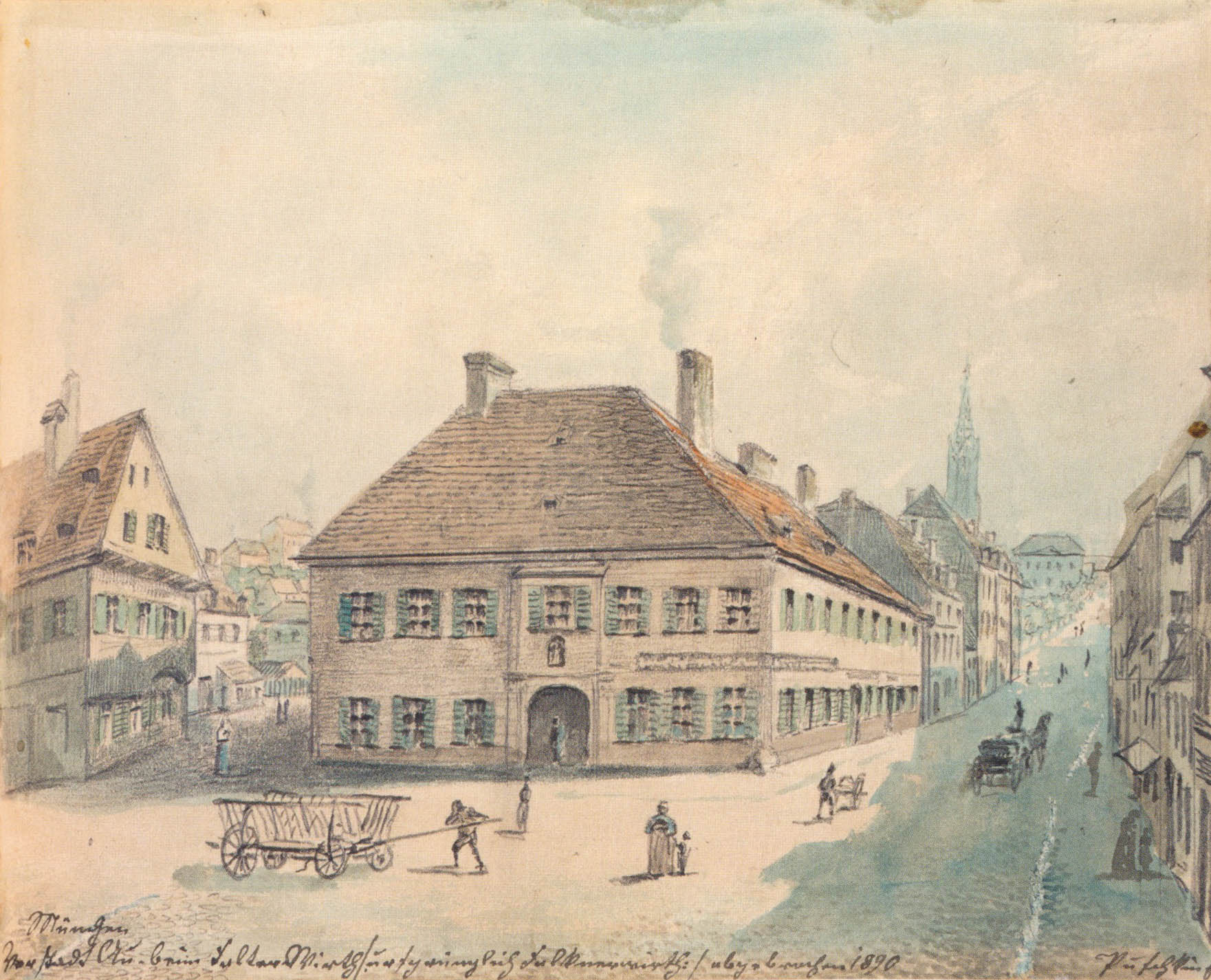 Die Gastwirtschaft »zum Falterwirt« in der Vorstadt Au